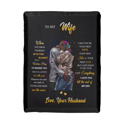 Gift For Wife - Birthday Day Gift - Anniversary Gift - Mother's Day Gift - Printed Woven Blanket - The Shoppers Outlet