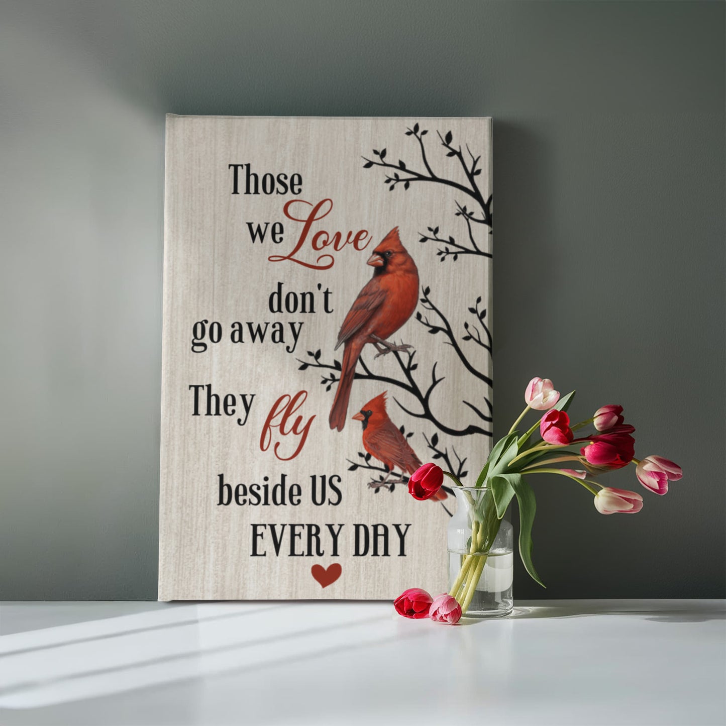 Those We Love Don't Go Away - Gallery Wrapped Canvas Prints - The Shoppers Outlet