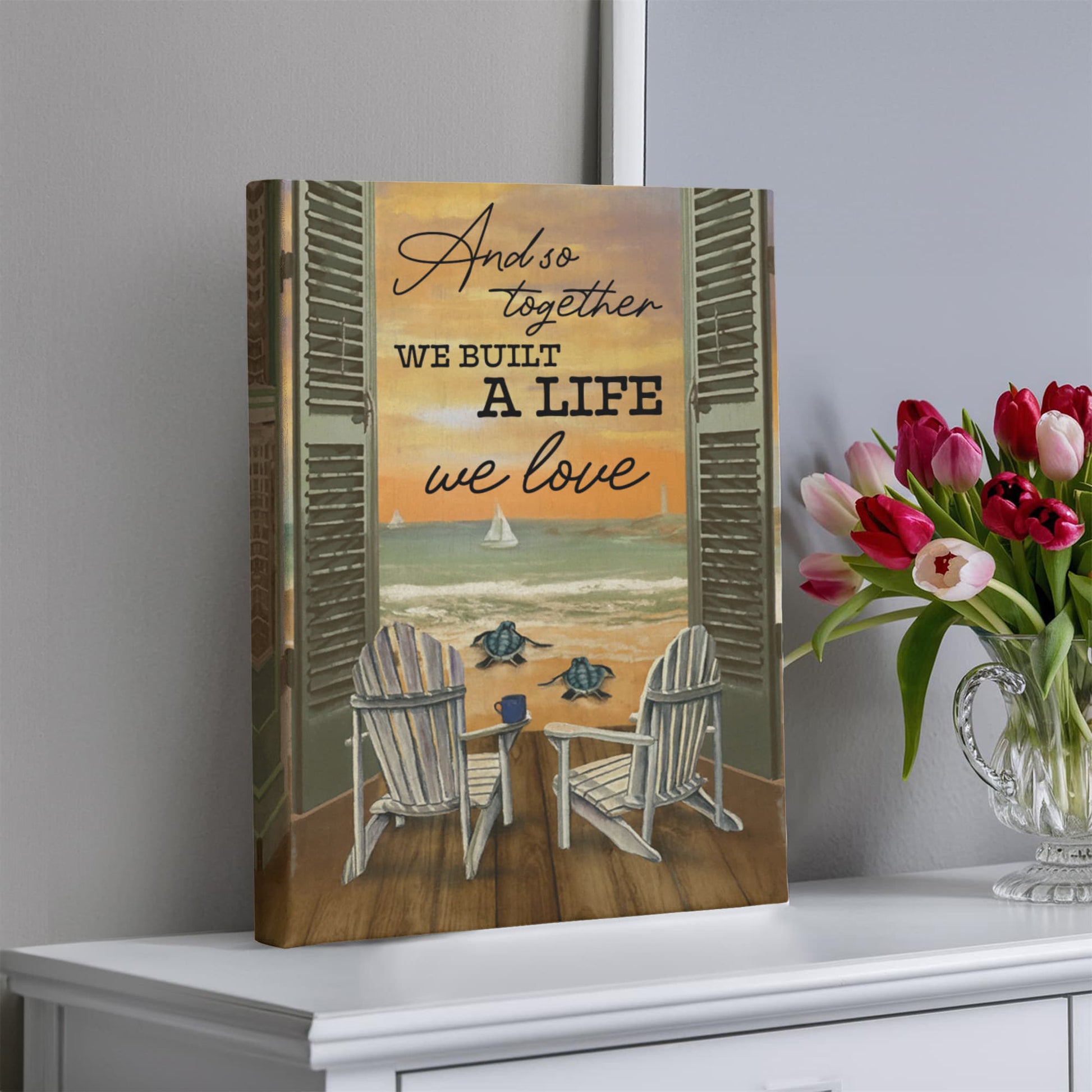 And So Together We Built - Gallery Wrapped Canvas Prints - The Shoppers Outlet