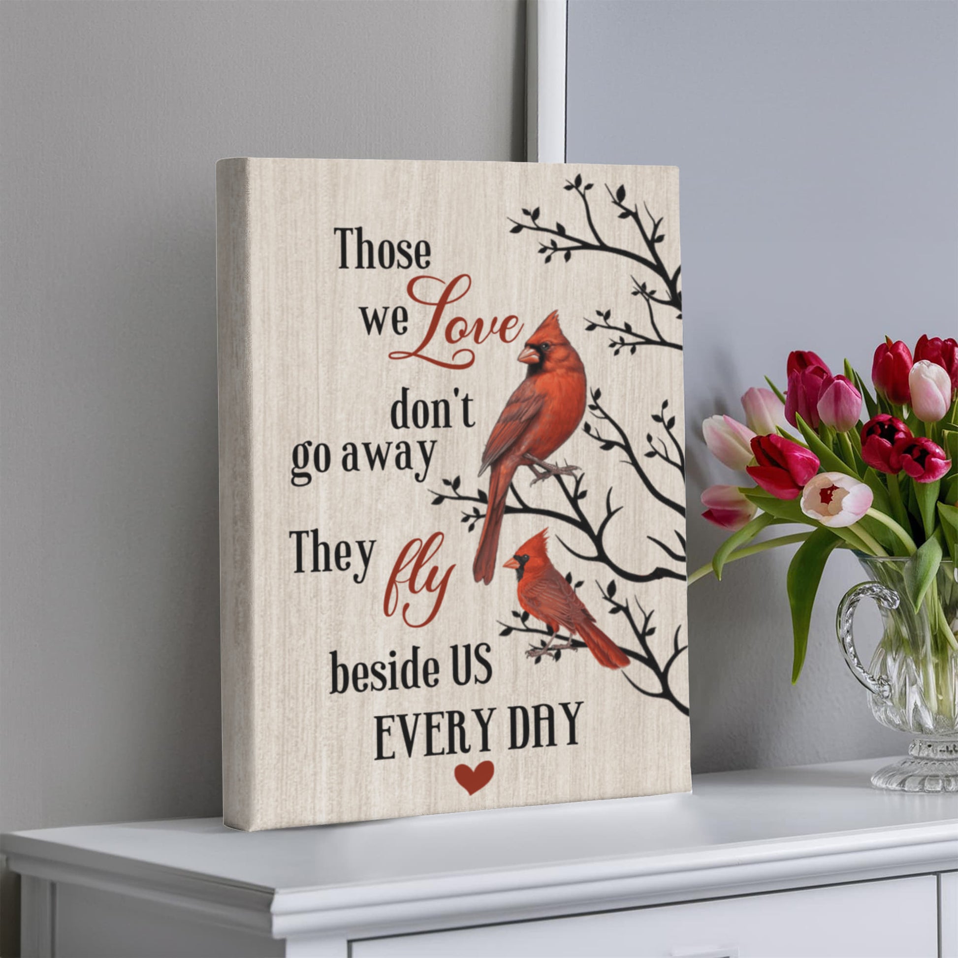 Those We Love Don't Go Away - Gallery Wrapped Canvas Prints - The Shoppers Outlet