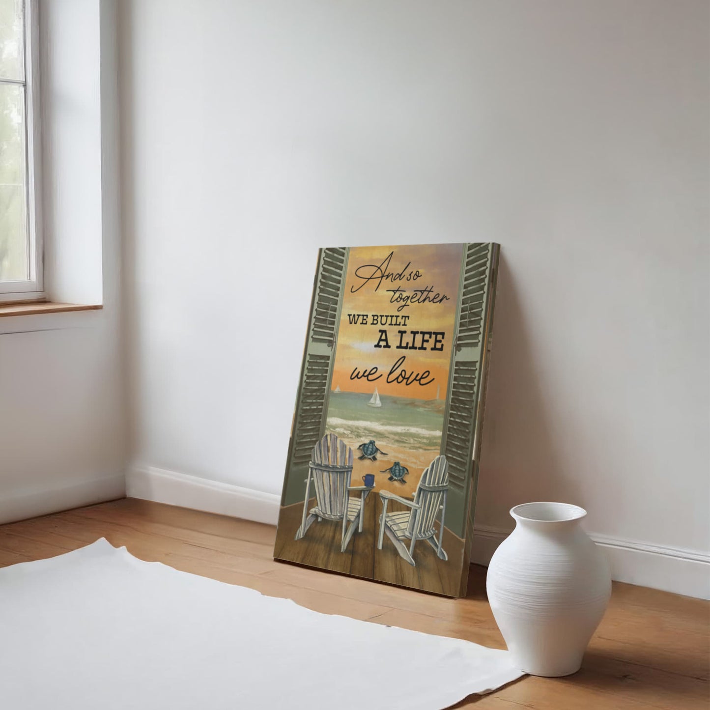 And So Together We Built - Gallery Wrapped Canvas Prints - The Shoppers Outlet