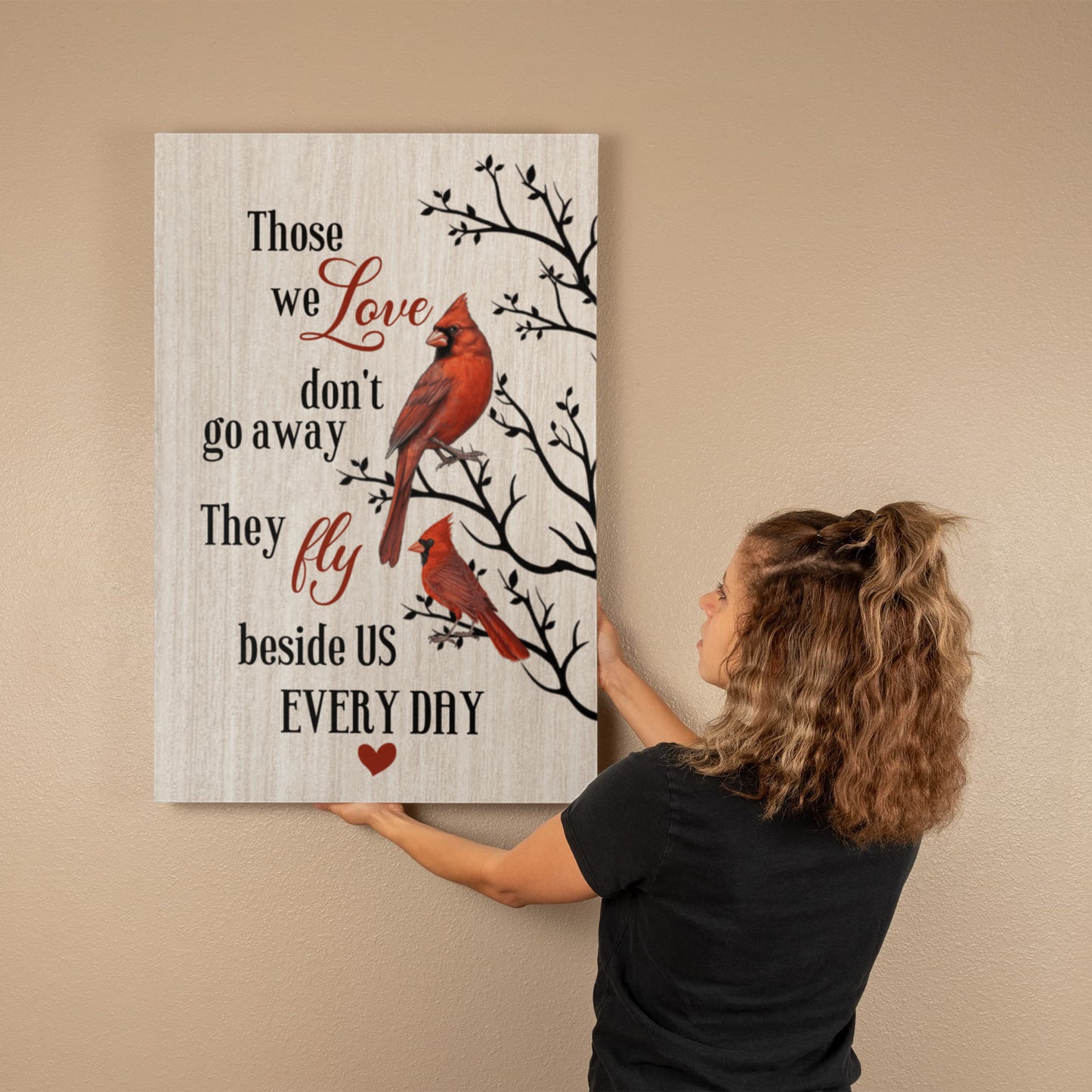 Those We Love Don't Go Away - Gallery Wrapped Canvas Prints - The Shoppers Outlet