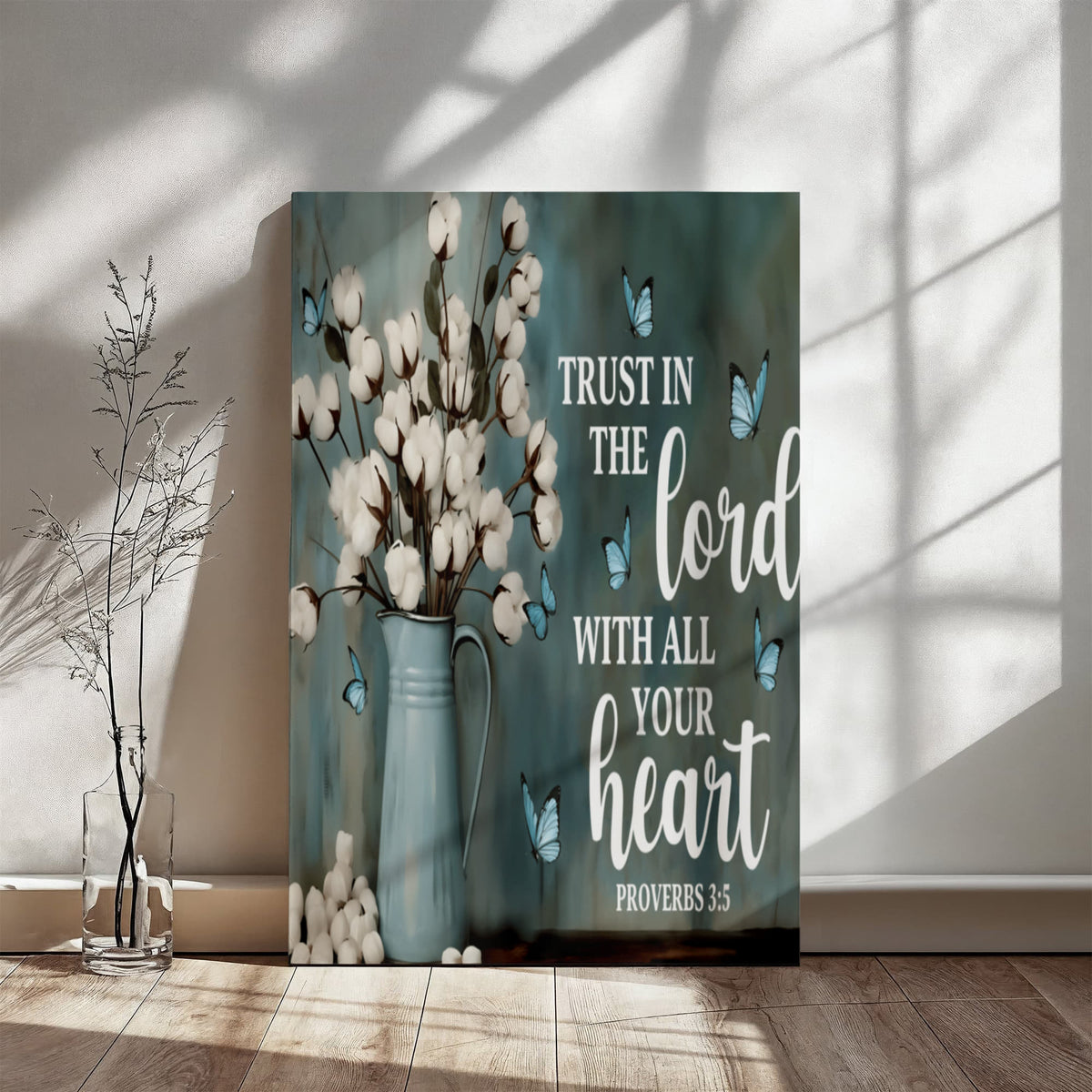 Trust In The Lord With All Your Heart - Proverbs 3:5 - The Shoppers Outlet