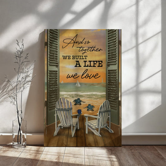 And So Together We Built - Gallery Wrapped Canvas Prints - The Shoppers Outlet