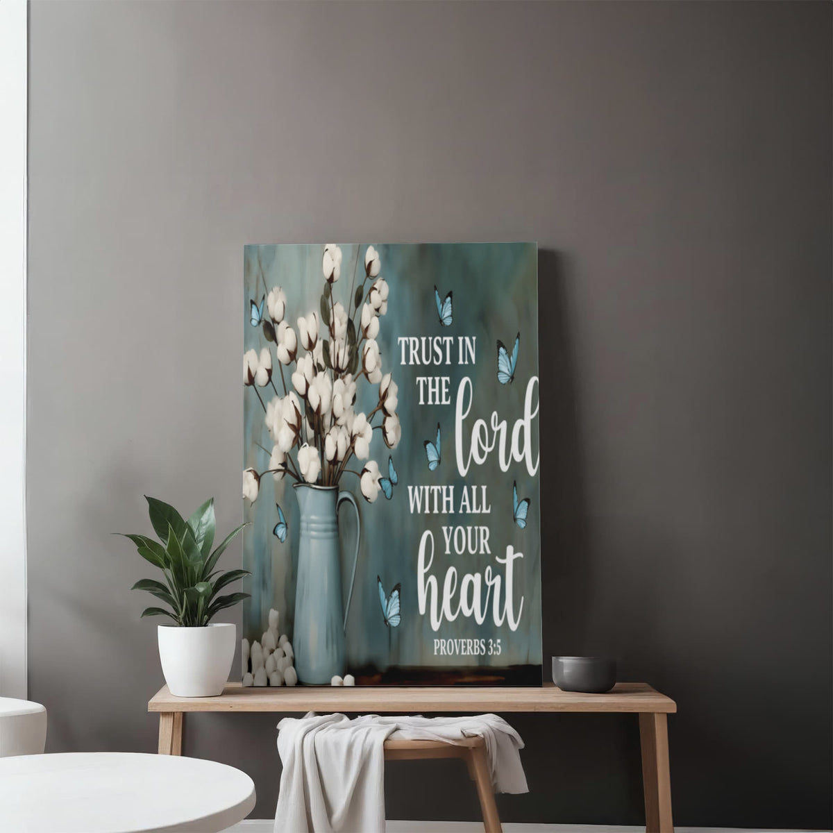 Trust In The Lord With All Your Heart - Proverbs 3:5 - The Shoppers Outlet