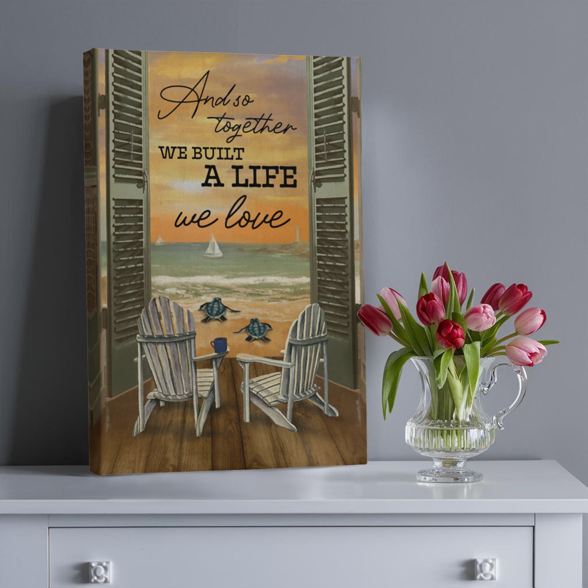 And So Together We Built - Gallery Wrapped Canvas Prints - The Shoppers Outlet