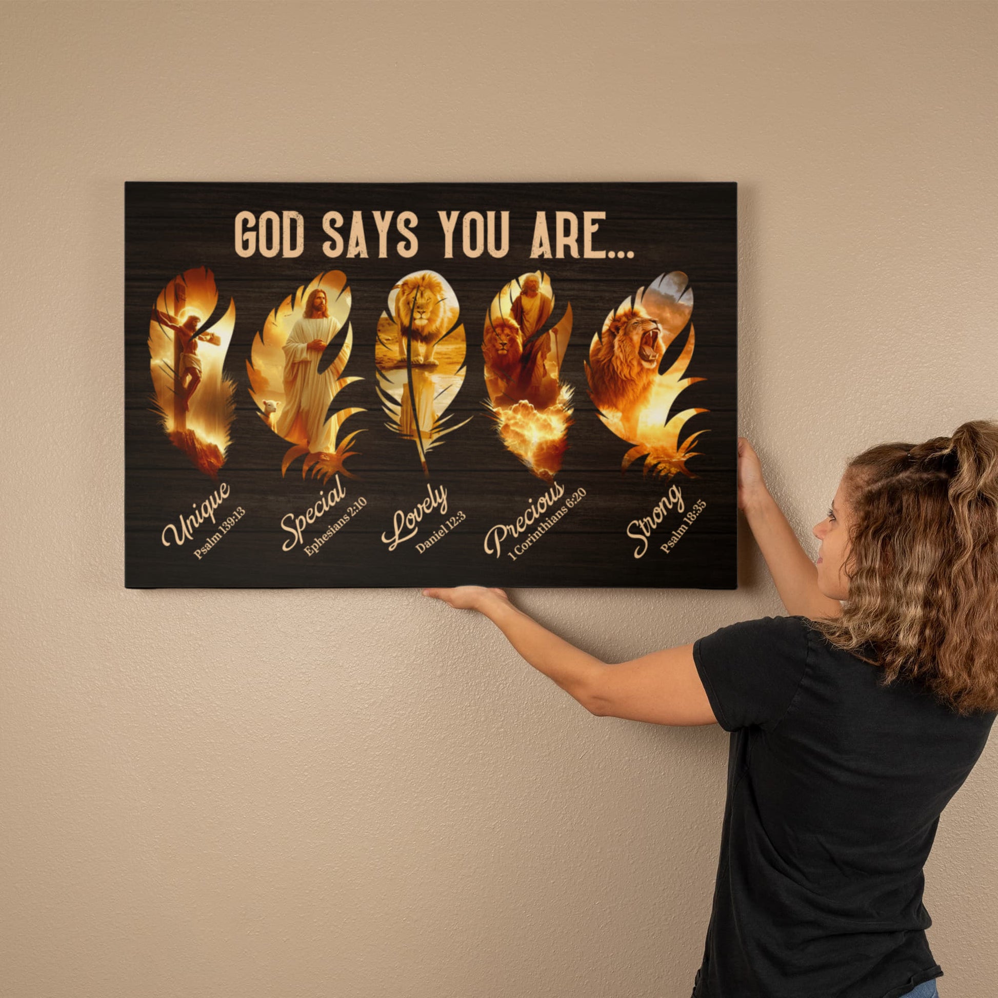 God Says You Are - Gallery Wrapped Canvas Print - The Shoppers Outlet