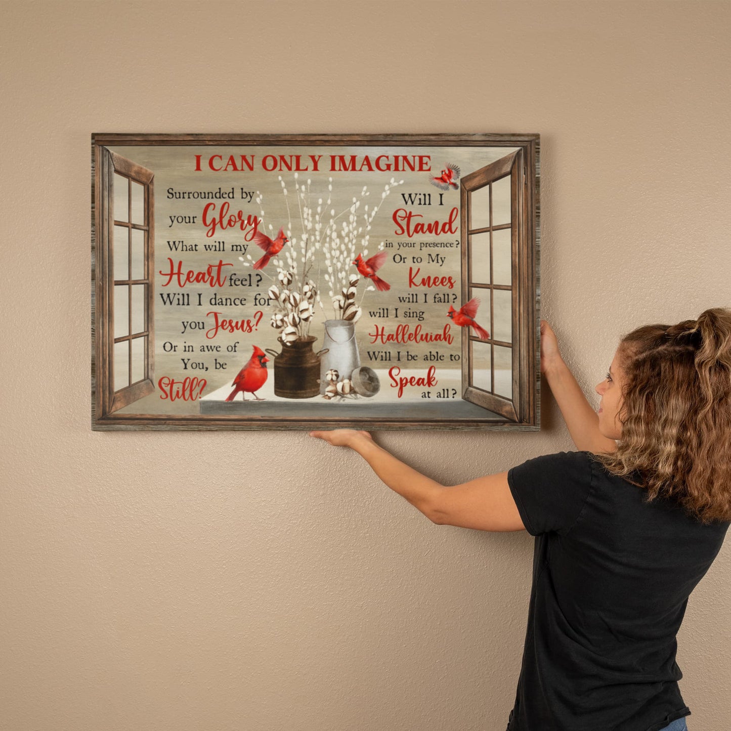 I Can Only Image - Gallery Wrapped Canvas Prints - The Shoppers Outlet