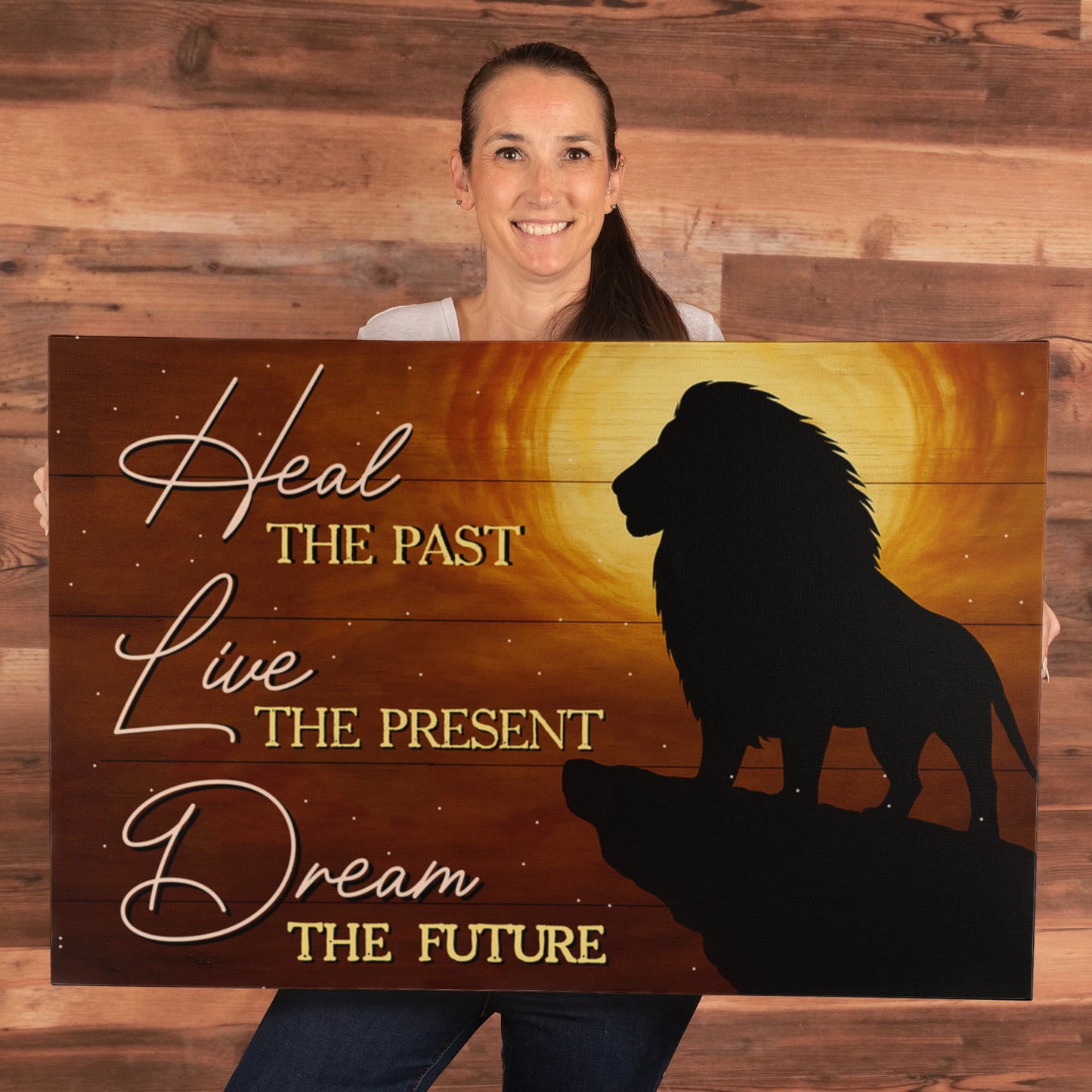 Heal - Live - Dream - Gallery Wrapped Canvas Prints