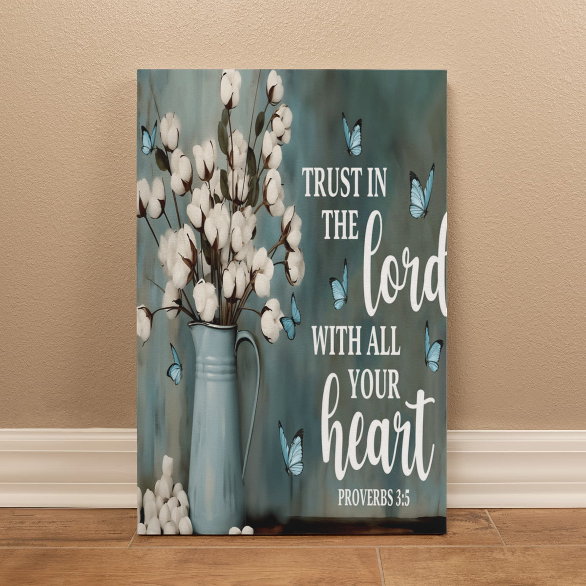 Trust In The Lord With All Your Heart - Proverbs 3:5 - The Shoppers Outlet
