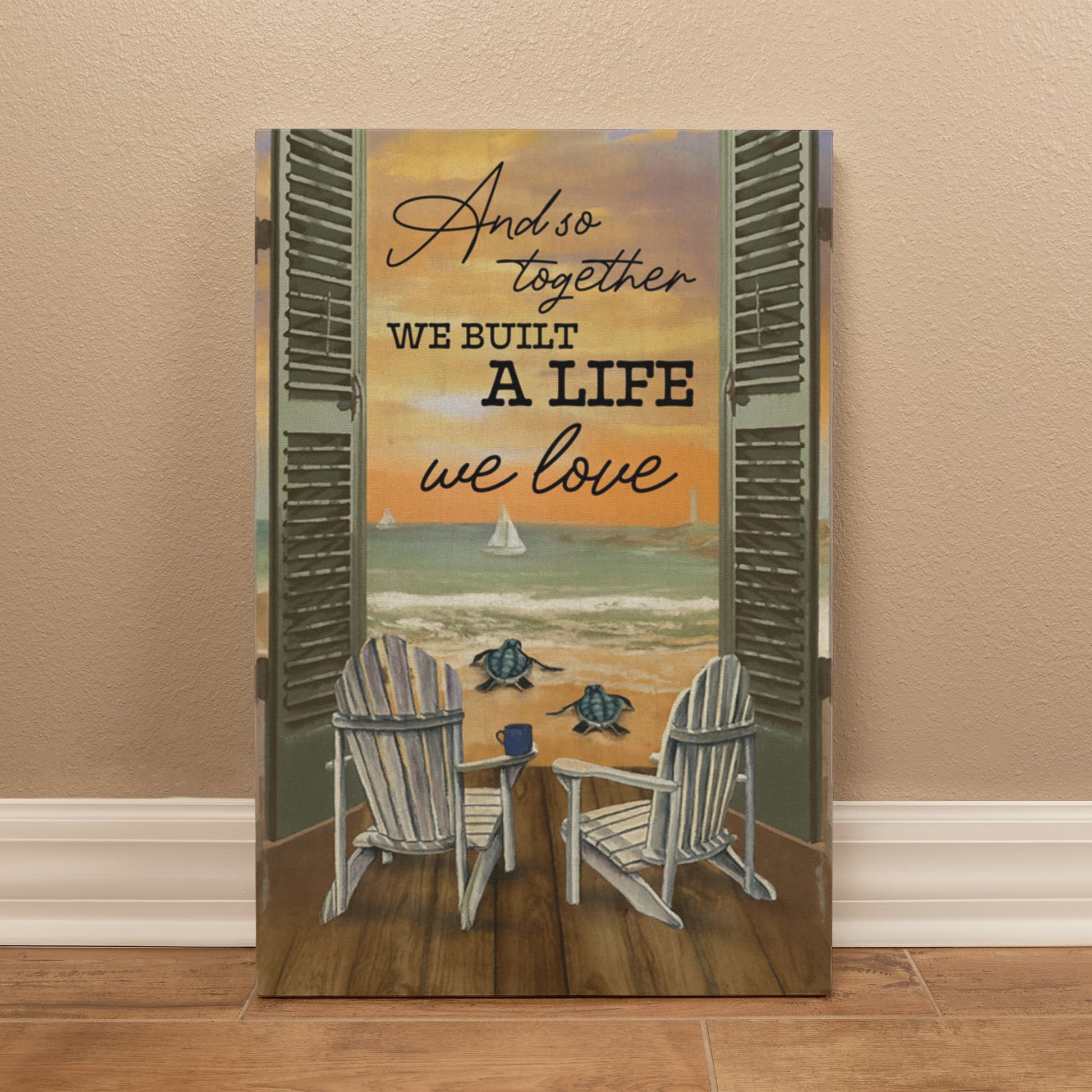 And So Together We Built - Gallery Wrapped Canvas Prints - The Shoppers Outlet