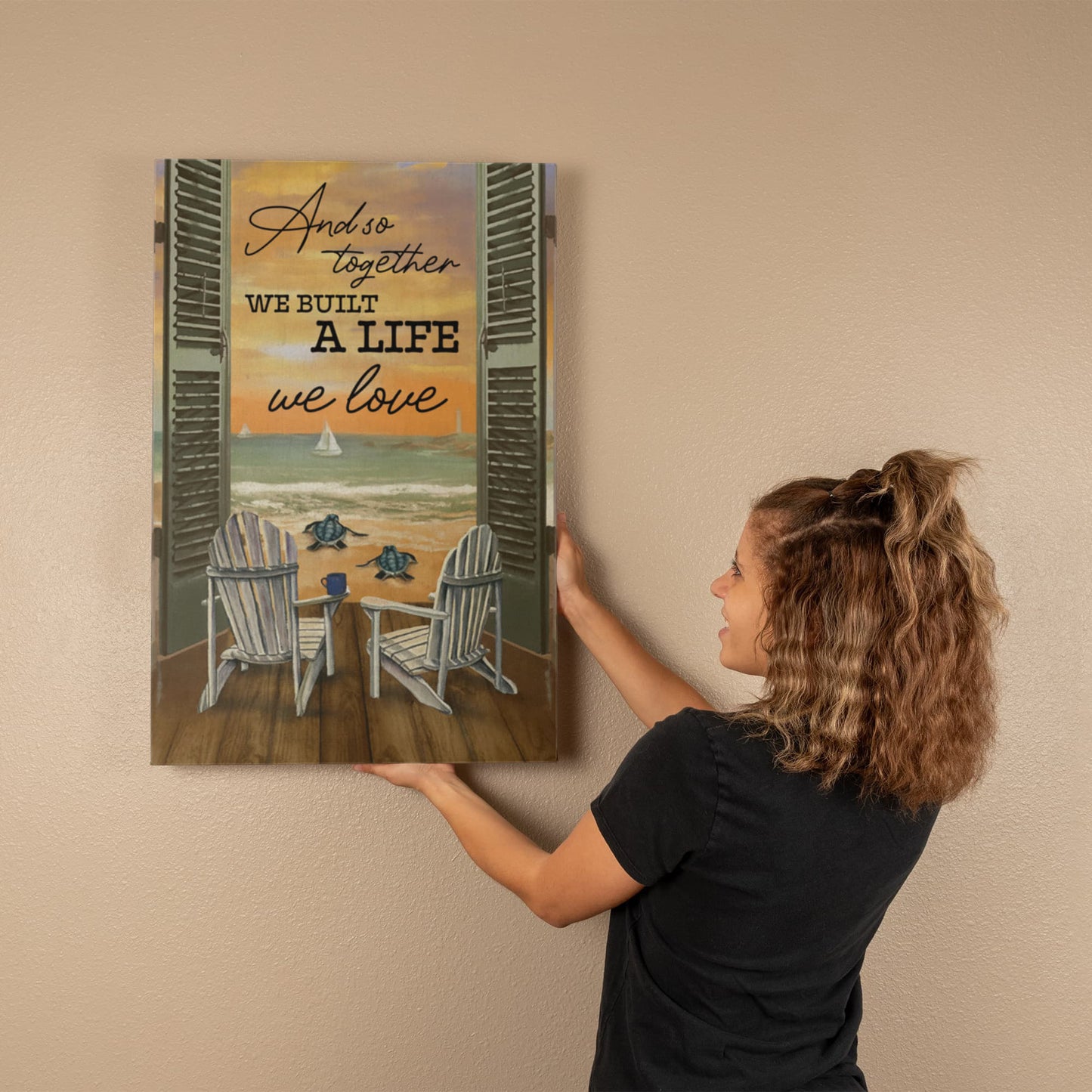 And So Together We Built - Gallery Wrapped Canvas Prints - The Shoppers Outlet