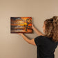 Faith - Jesus Is The Key To Heaven - Gallery Wrapped Canvas Prints - The Shoppers Outlet