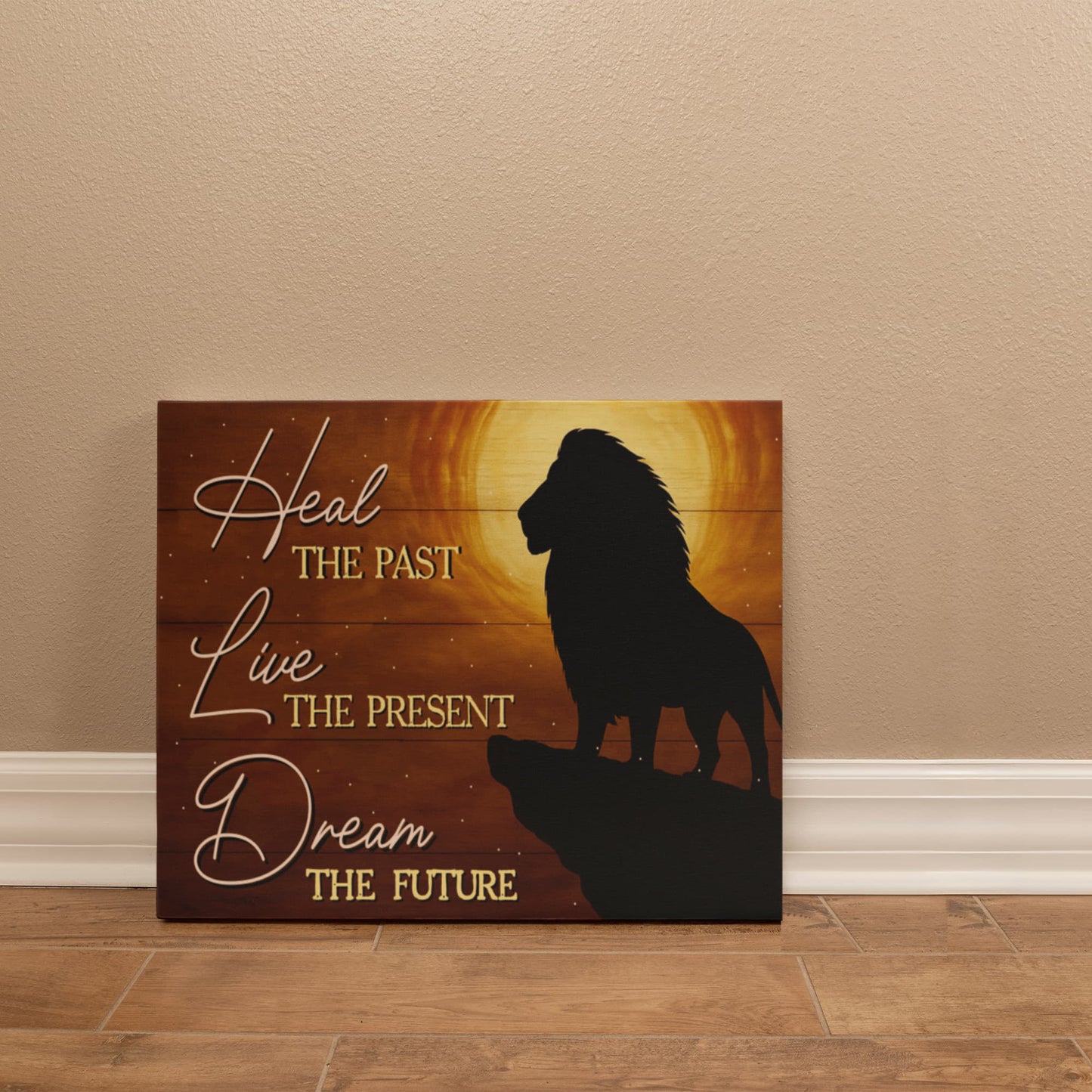Heal - Live - Dream - Gallery Wrapped Canvas Prints