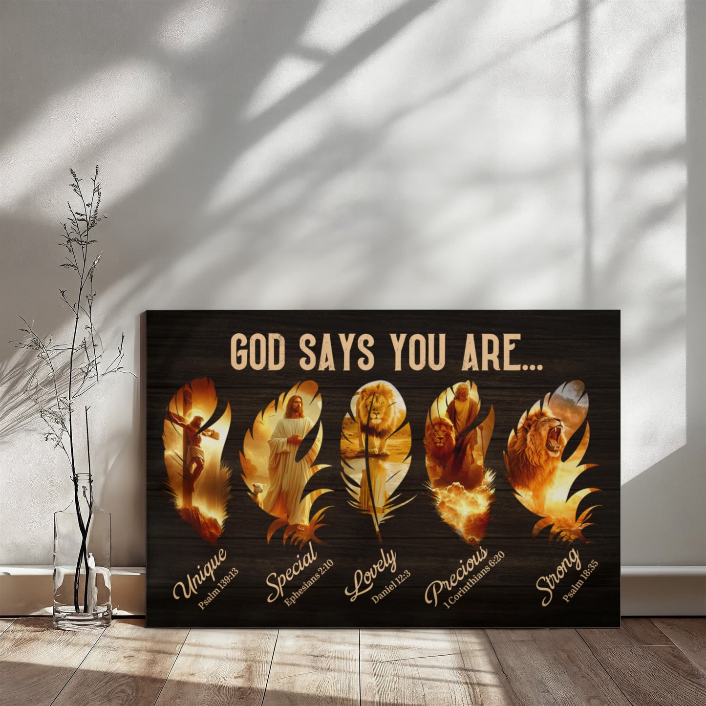 God Says You Are - Gallery Wrapped Canvas Print - The Shoppers Outlet