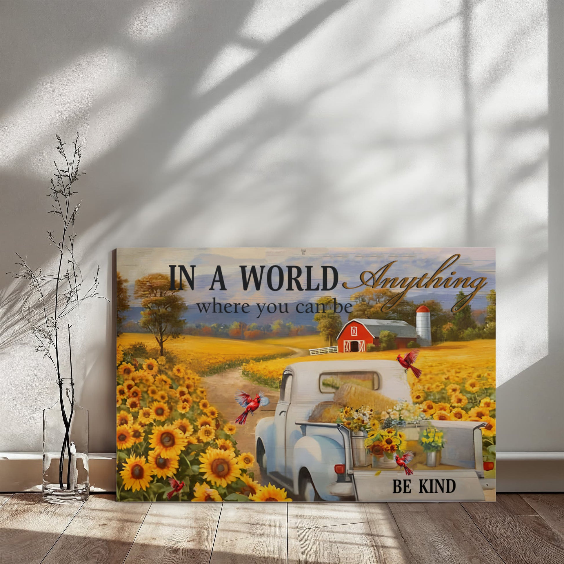 In a World Where You Can Be Anything - Gallery Wrapped Canvas Prints - The Shoppers Outlet