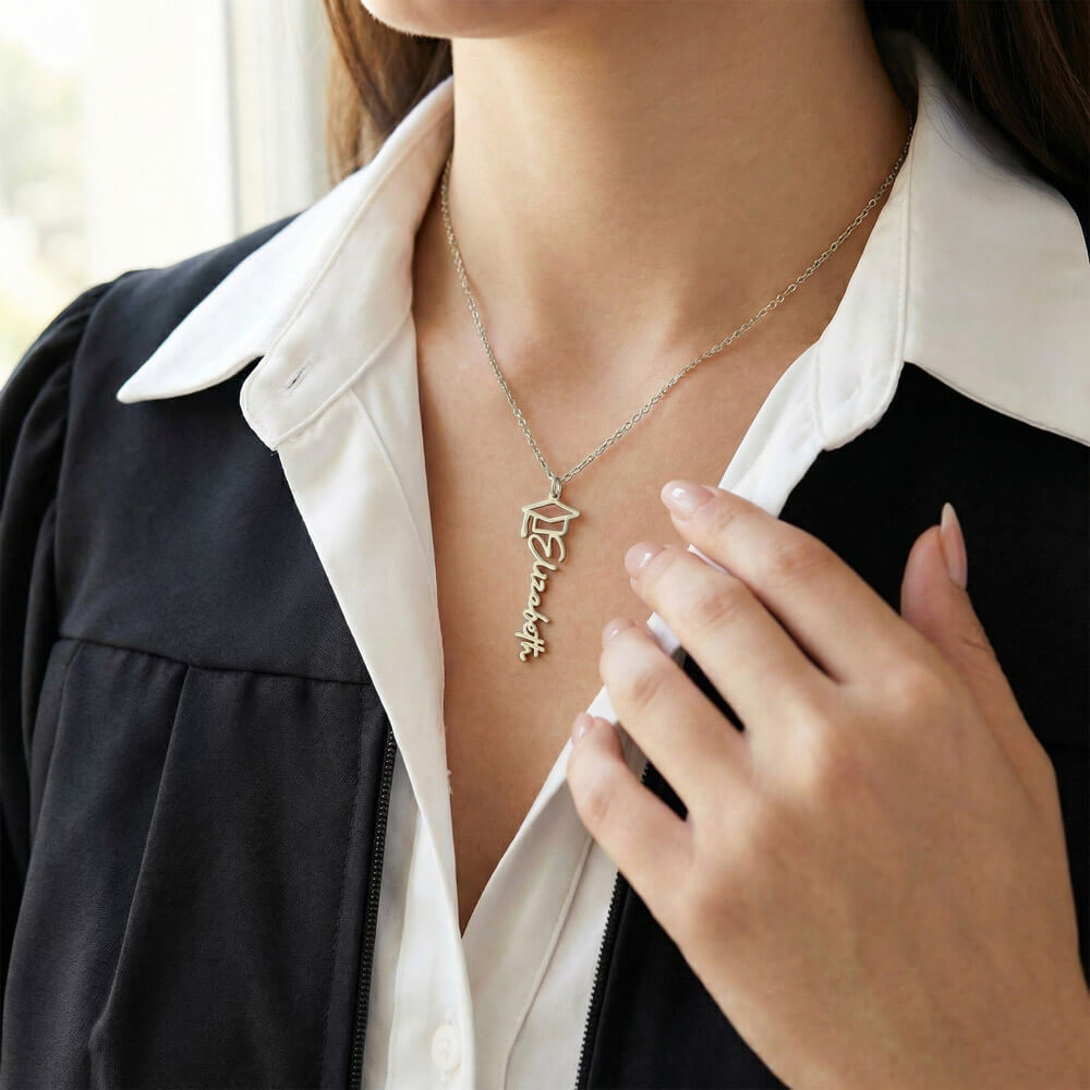 Graduation Gift For Daughter - Graduation Name Necklace
