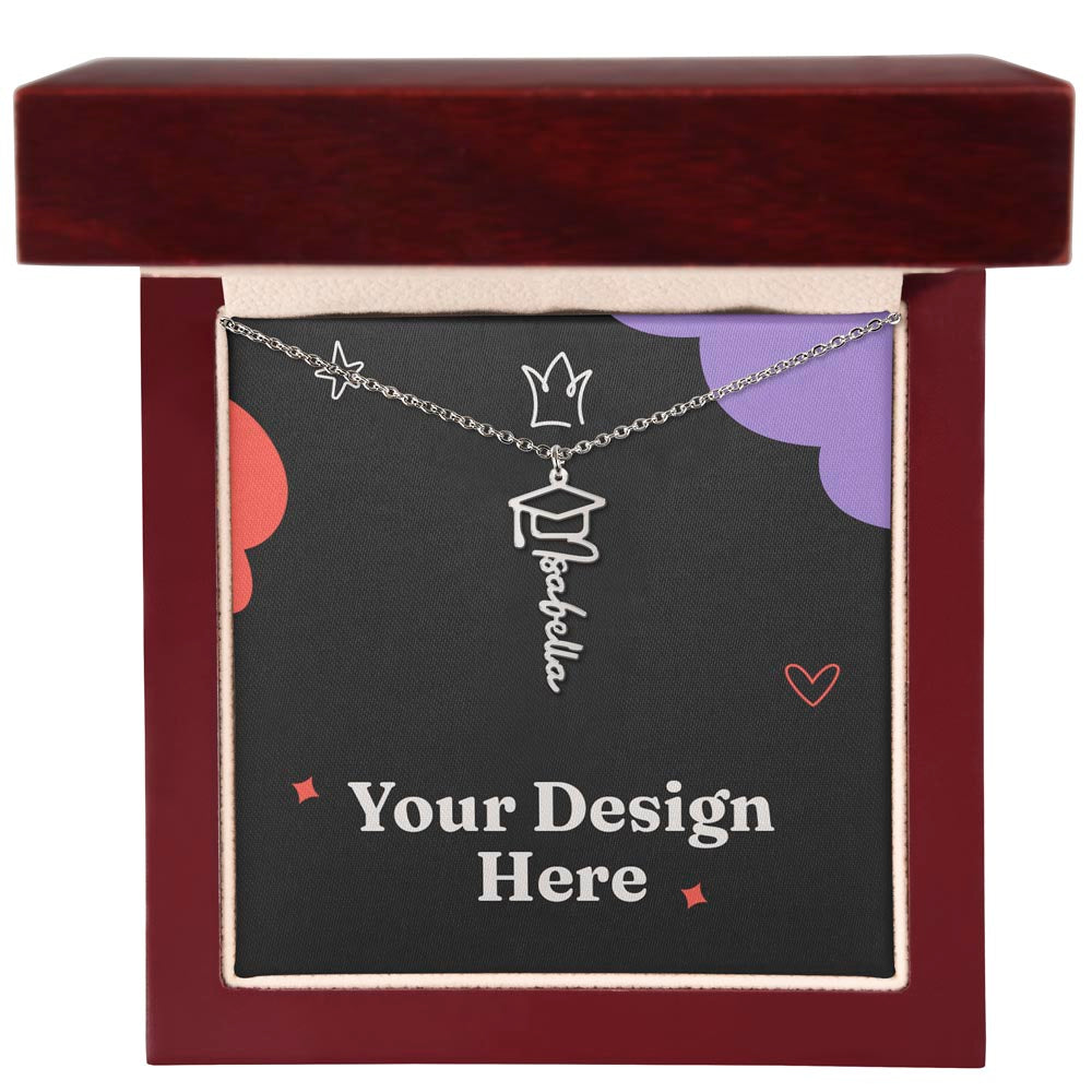 Graduation Gift For Daughter - Graduation Name Necklace