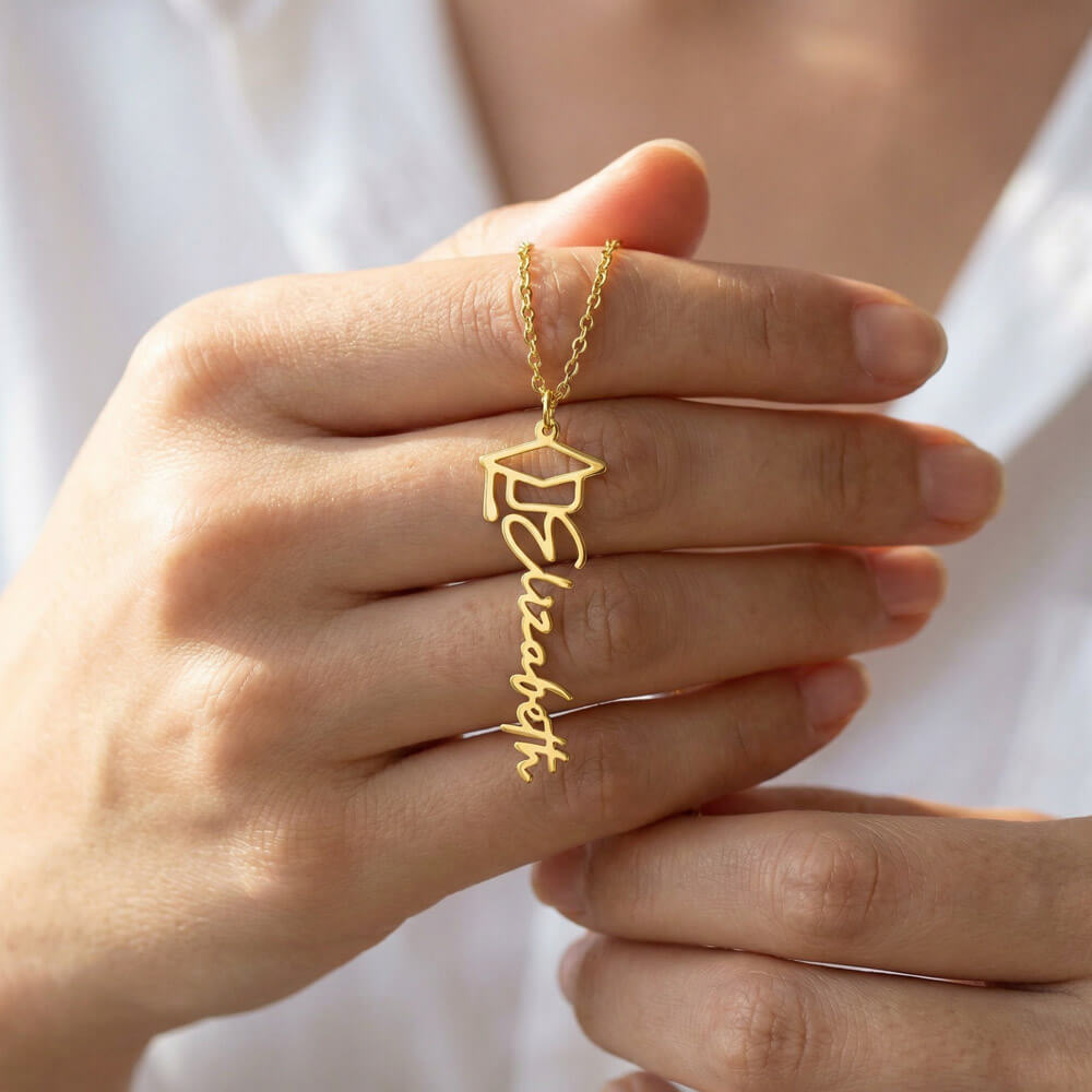 Graduation Gift For Daughter - Graduation Name Necklace