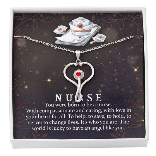 Graduation Gift For Nirse - Stethoscope Necklace