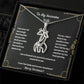 Gift For Wife - I Can Never You Enough - Giraffe Necklace - The Shoppers Outlet
