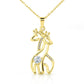 Gift For Wife - I Can Never You Enough - Giraffe Necklace - The Shoppers Outlet