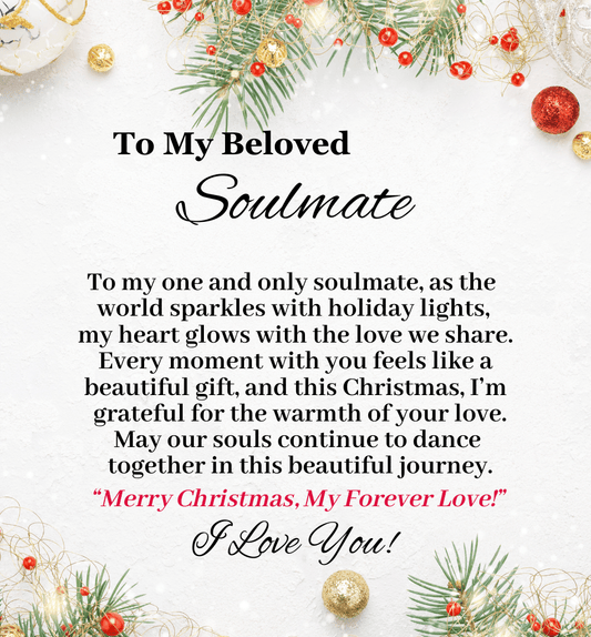 Gift For Soulmate - To My One and Only Soulmate - Merry Christmas - Men's Openwork Watch - The Shoppers Outlet