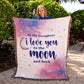 Daughter - I Love You To The Moon And Back - Heirloom Woven Blanket - Portrait - The Shoppers Outlet