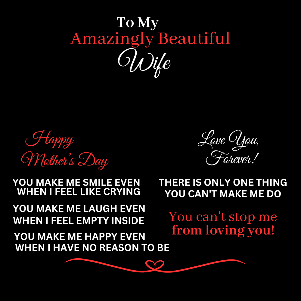 Wife - You Make Me - Happy Mother's Day - Love Knot Necklaces - The Shoppers Outlet