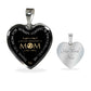 Mom - To My Amazing Mom - Graphic Heart Necklaces - The Shoppers Outlet