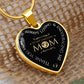 Mom - To My Amazing Mom - Graphic Heart Necklaces - The Shoppers Outlet