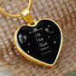 Matthew 7:7 Ask - Seek - Knock - Heart Pendant Necklace - The Shoppers Outlet