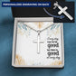Faith - Every Day May Not Be Good - Personalized Cross Necklace - The Shoppers Outlet