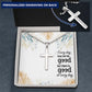 Faith - Every Day May Not Be Good - Personalized Cross Necklace - The Shoppers Outlet