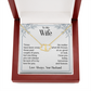 Wife - No Matter What - Everlasting Love Necklace - The Shoppers Outlet