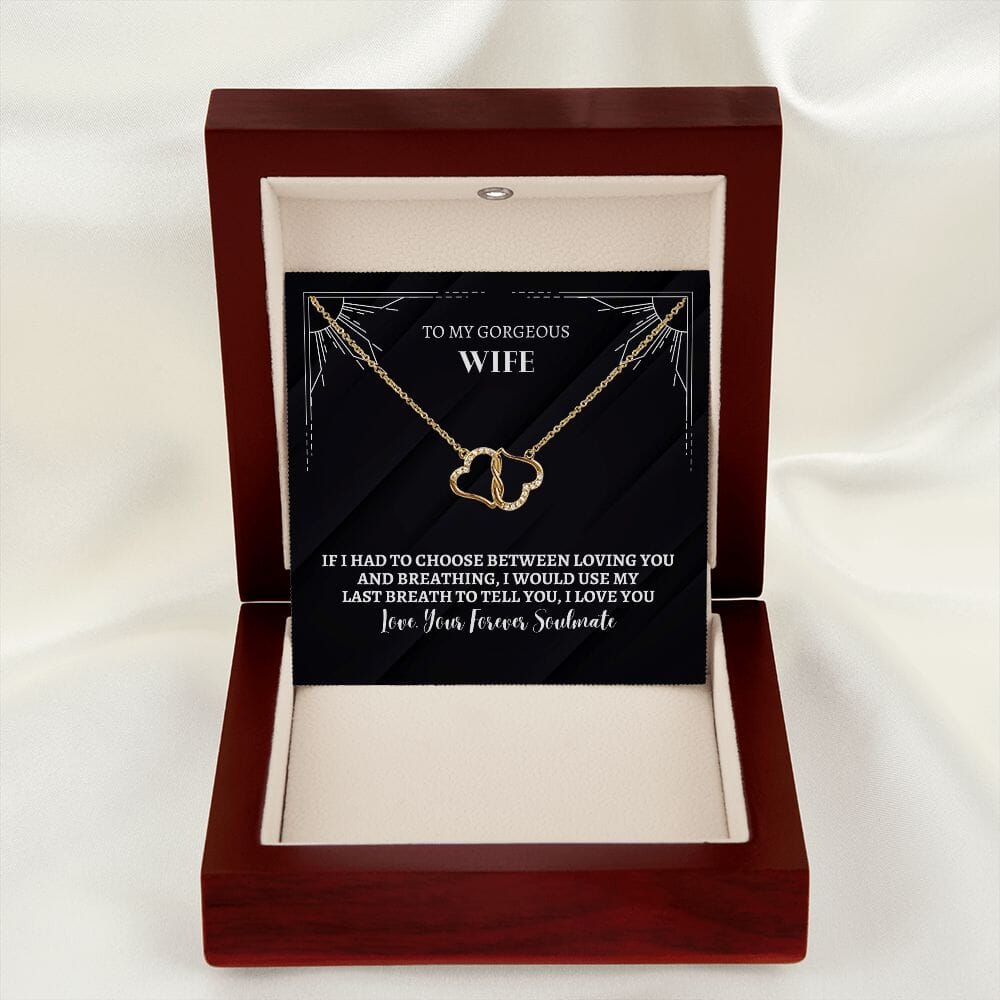 Wife - I Love You - Everlasting Love Necklace - The Shoppers Outlet