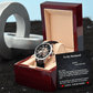 Husband - I Made The Right Choice - Happy Anniversary - Openwork Watch - The Shoppers Outlet