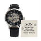 Son - You're One Of A Kind - Happy Birthday - Men's Openwork Watch - The Shoppers Outlet