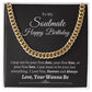 Gift For Soulmate - Love Your Wanna Be - Cuban Link Chain Necklaces - The Shoppers Outlet