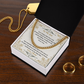 Son - Never Forget That I Love You - Cuban Link Chain Necklaces - The Shoppers Outlet