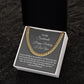 Soulmate - Happy Birthday - Gift For Soulmate - You're My Soulmate - Cuban Link Chain Necklaces - The Shoppers Outlet