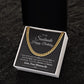 Gift For Soulmate - Love Your Wanna Be - Cuban Link Chain Necklaces - The Shoppers Outlet