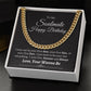 Gift For Soulmate - Love Your Wanna Be - Cuban Link Chain Necklaces - The Shoppers Outlet