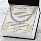 Son - Never Forget That I Love You - Cuban Link Chain Necklaces - The Shoppers Outlet
