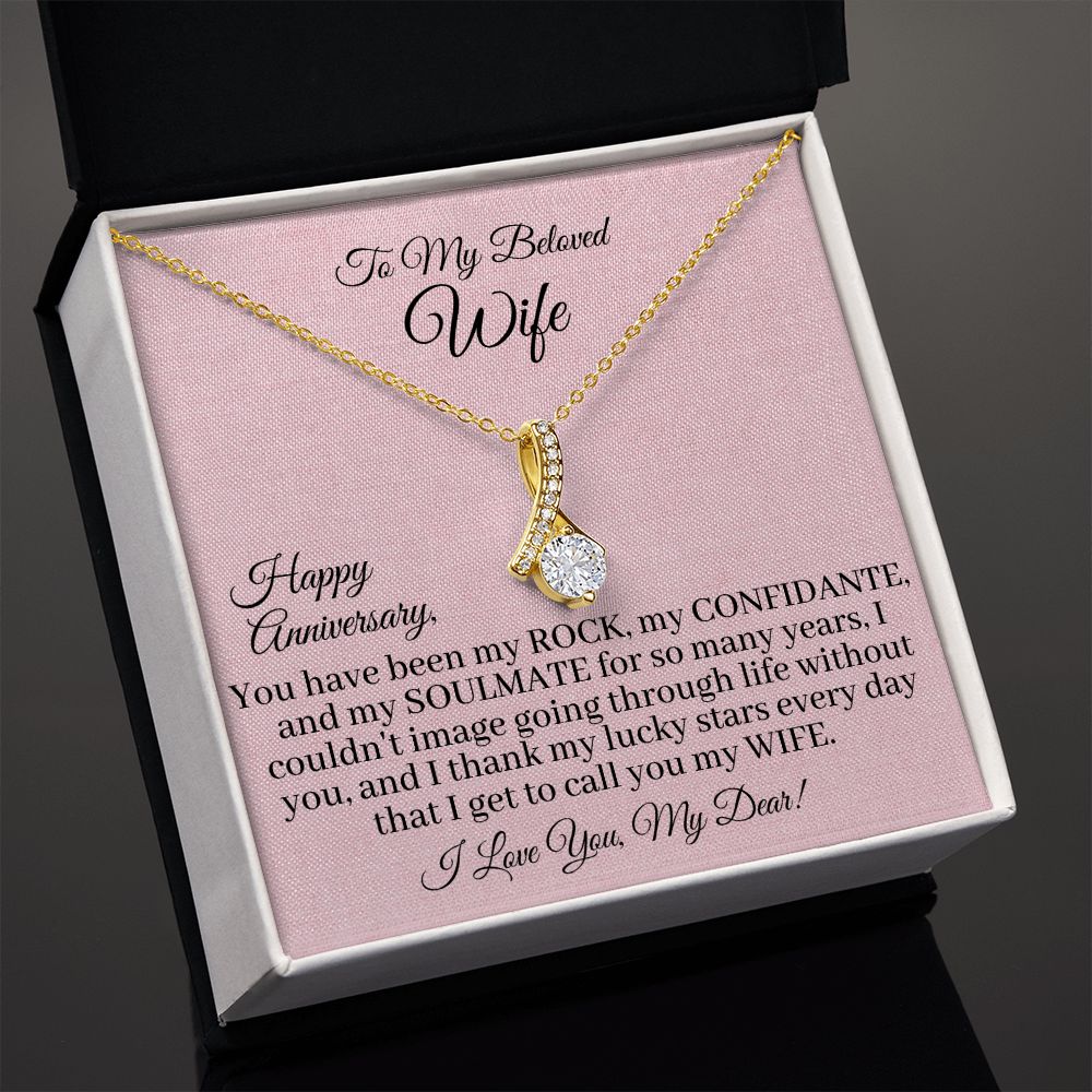 Wife - Happy Anniversary - Gift For Wife - I Love You My Dear - The Shoppers Outlet