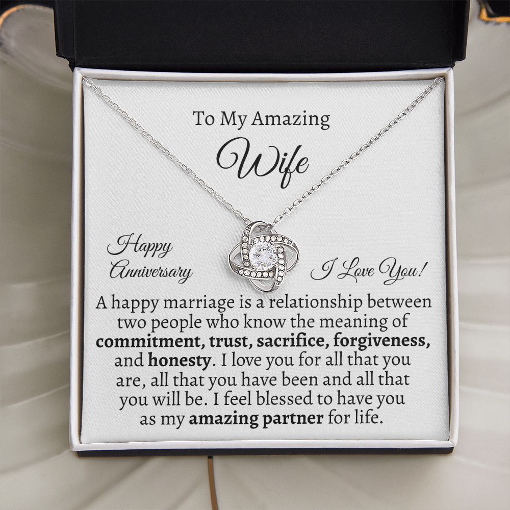 Wife - Happy Anniversary - Gift For Wife - A Happy Marriage Is - Love – The  Shoppers Outlet