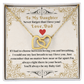 Gift For Daughter - If I Had To Choose - Interlocking Hearts Necklaces - The Shoppers Outlet