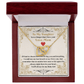 Gift For Daughter - Never Forget I Love You - Interlocking Hearts Necklaces - The Shoppers Outlet