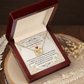 Gift For Daughter - Never Forget I Love You - Interlocking Hearts Necklaces - The Shoppers Outlet