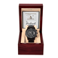 Husband - My Husband My Love - Black Chronograph Watch - The Shoppers Outlet